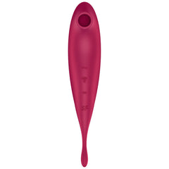 SATISFYER - TWIRLING PRO+ ESTIMULADOR Y VIBRADOR APP ROJO