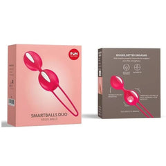FUN FACTORY - SMARTBALLS BOLAS PELVICAS DUO BLANCO/ROJO