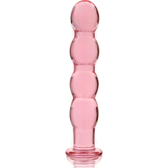 NEBULA SERIES BY IBIZA - MODELO 10 DILDO CRISTAL BOROSILICATO TRANSPARENTE 16.5 CM -O- 3.5 CM