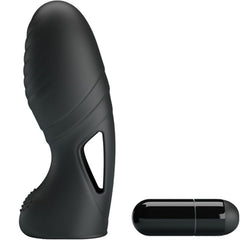 PRETTY LOVE - ALAN VIBRADOR DE DEDO SILICONA NEGRO