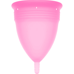 STERCUP - COPA MENSTRUAL FDA SILICONA ROSA - TALLA L